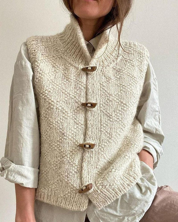 Eliane™ – Élégant Cardigan Sans Manches