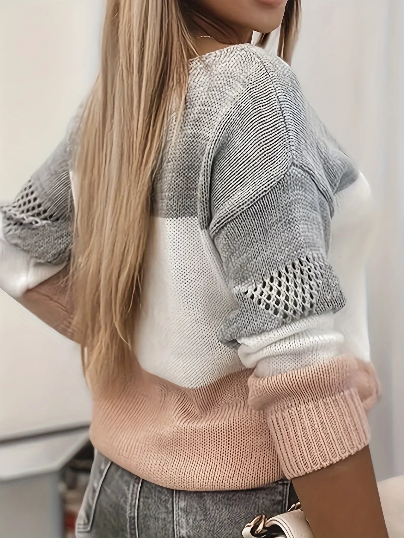 Béatrice™ | Pull en Maille Découpé