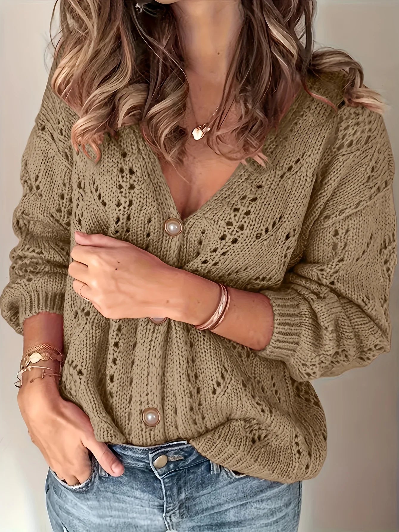 Isabelle™ | Cardigan Tricoté à Boutons